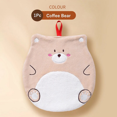 Crtani patka medvjed Ručnici za ruke Mekani upijajući mikrovlakani Dječji slatki ručnik Rupčić Kuhinja Kupaonica Krpa za suđe Za dom