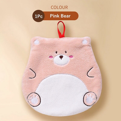 Crtani patka medvjed Ručnici za ruke Mekani upijajući mikrovlakani Dječji slatki ručnik Rupčić Kuhinja Kupaonica Krpa za suđe Za dom