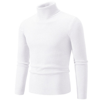 Φθινοπωρινό ανδρικό πουλόβερ χειμωνιάτικο πλεκτό ριγέ ζεστά μπλουζάκια για εξωτερικούς χώρους