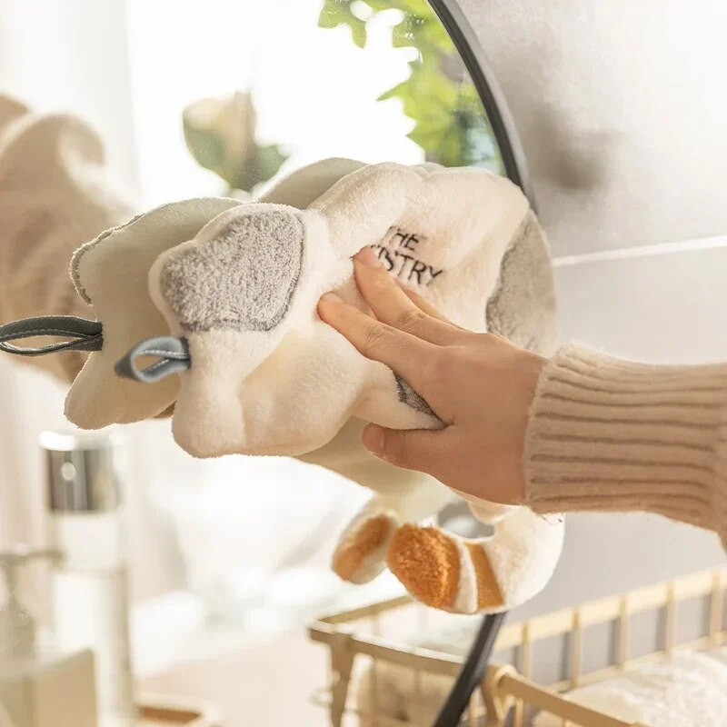 Mikrošķiedras jauks kaķa roku dvielis, īpaši uzsūcošs virtuves dvielis Augstas efektivitātes galda piederumu tīrīšanas dvielis Virtuves instrumenti bērniem