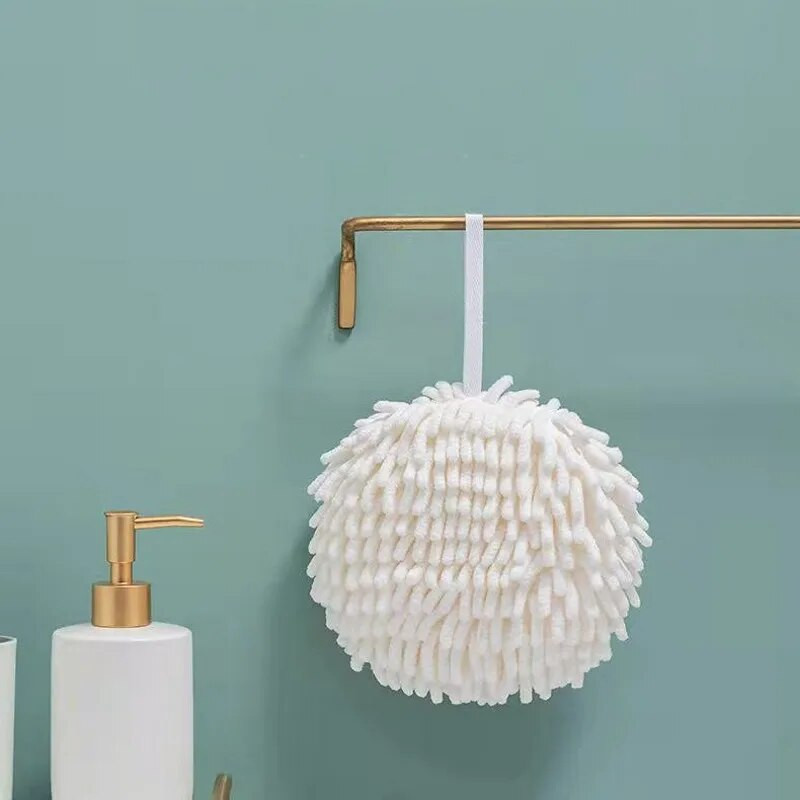 Minkštas vonios rankšluostis Šenilinis pakabinamas rankšluostis Virtuviniai rankšluosčiai Pliušiniai greitai džiūstantys rankšluosčiai sausoms rankoms Kamuoliniai rankšluosčiai rankoms