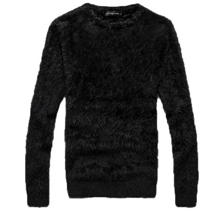 2023. gada jauns vīriešu džemperis rudens ziema mīksts silts džemperis V veida kakla izgriezumā, elastīgs trikotāžas džemperis, pūkains augšējais jauno vīriešu apģērbs MY746