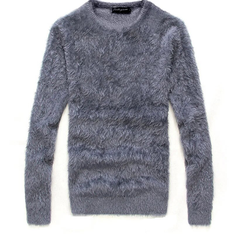 2023. gada jauns vīriešu džemperis rudens ziema mīksts silts džemperis V veida kakla izgriezumā, elastīgs trikotāžas džemperis, pūkains augšējais jauno vīriešu apģērbs MY746