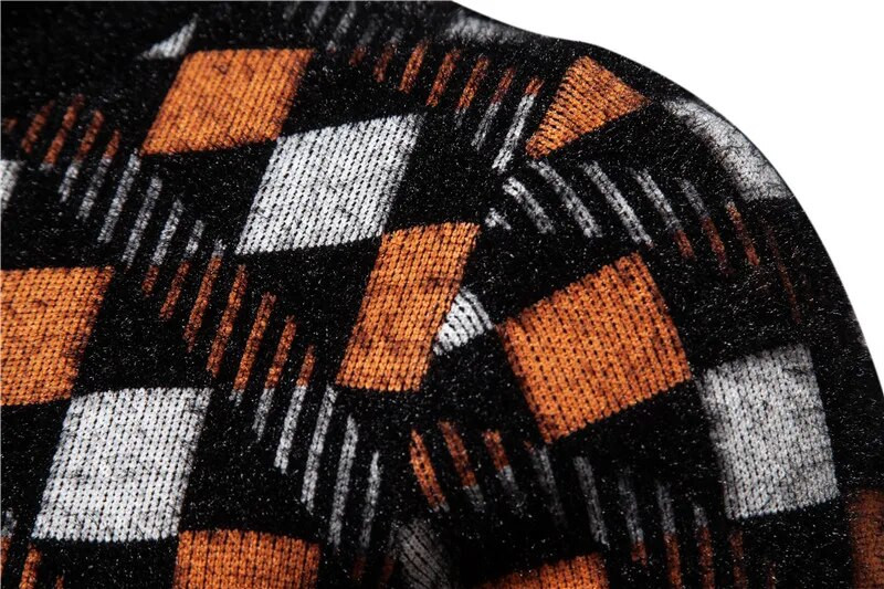 „Trend“ vyriškas naujas audinės imitacijos megztinis Minkštas ir patogus madingas šiltas megztinis megztinis Vyriški drabužiai