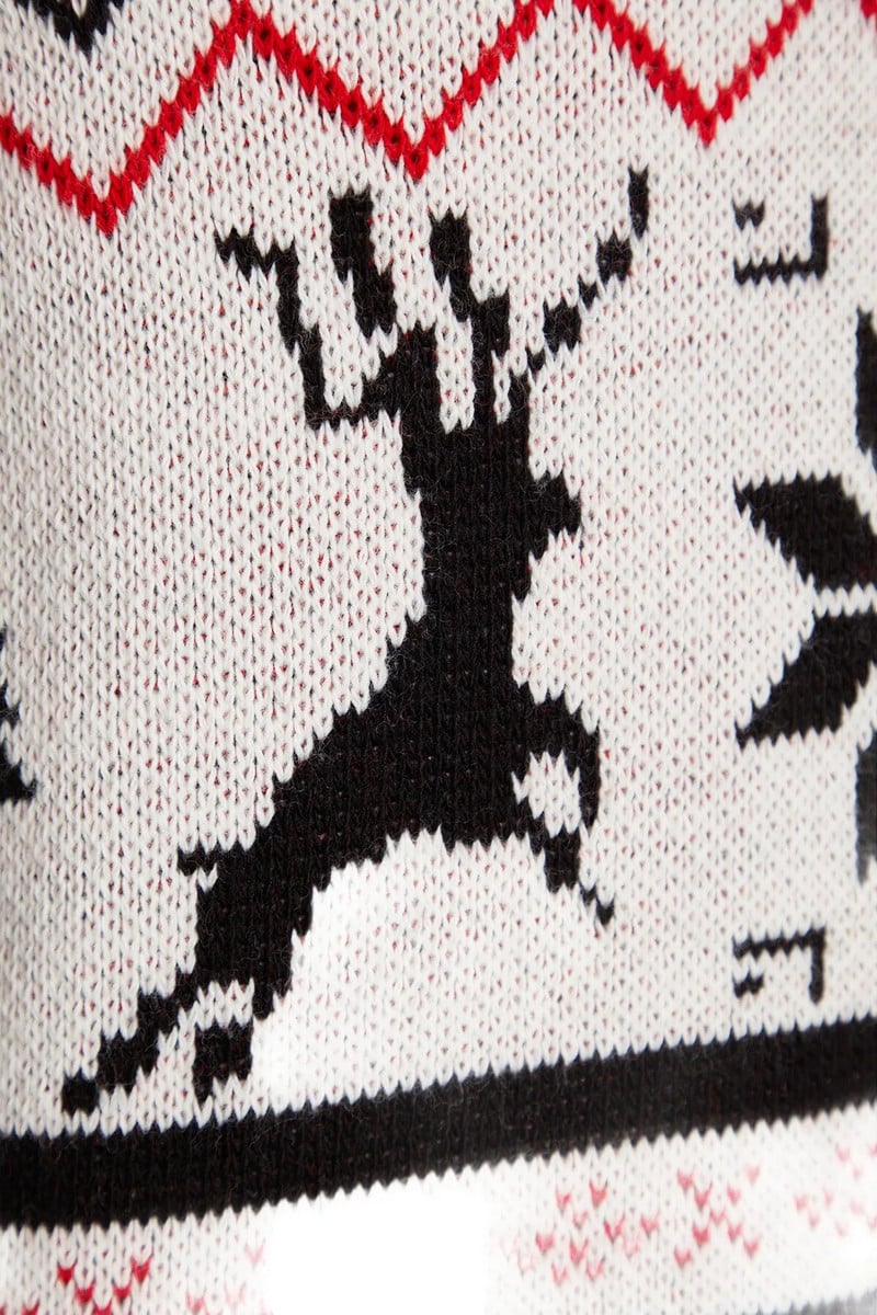 Trendyol Vyriškas kalėdinis džemperis ilgomis rankovėmis