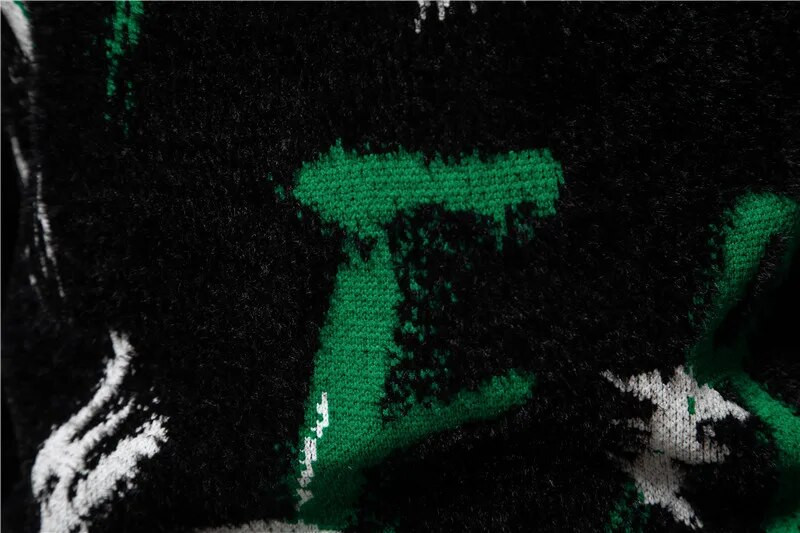 Aukštos kokybės „Trend“ vyriškas naujas audinės imitacijos megztinis Minkštas ir patogus šilto trikotažo megztinis megztinis TOPS