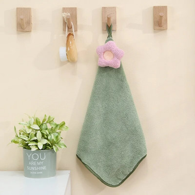 Koraļļu vilnas sauso matu roku dvielis Saules ziedu virtuve Vannas istaba Ātri žūstošs, mīksts, absorbējošs kabatlakats Ādai draudzīgi frotē dvieļi