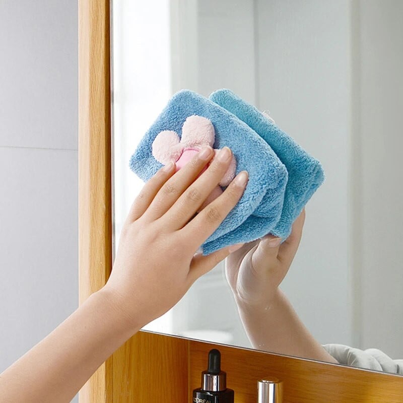 Koraļļu vilnas sauso matu roku dvielis Saules ziedu virtuve Vannas istaba Ātri žūstošs, mīksts, absorbējošs kabatlakats Ādai draudzīgi frotē dvieļi