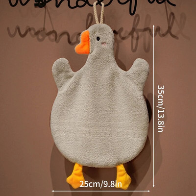 INS Duck Roku dvieļi Virtuves Vannas istaba Ātri Dry Dry Mīksts Uzsūcošs Bērniem Roku Dvielis Mīksts Pieskāriens Roku Tīrīšanas Dvielis