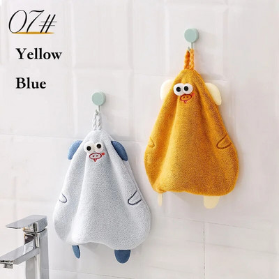 Radošs divslāņu multfilmas cūku roku dvielis Mīksts koraļļu samta virtuves vannas istabas tīras salvetes drānas, absorbējošas ātri žūstoši dvieļi