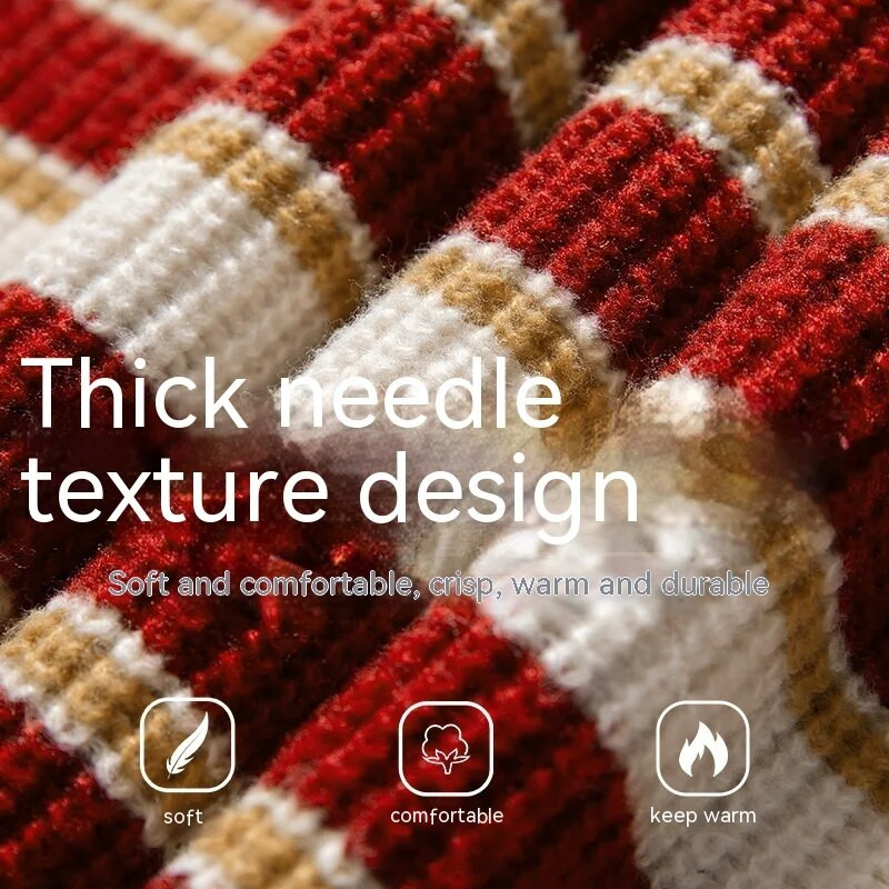 Rudens un ziemas ielu vīriešu un sieviešu brīvs džemperis ar apaļu kaklu, svītrains korejiešu pāris, ikdienas harajuku ar garām piedurknēm