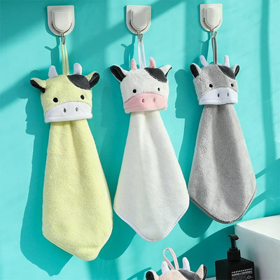 2PCS крава кърпа за ръце за дете Супер абсорбираща кърпа от микрофибър Кърпа за почистване на съдове и прибори Кухненски инструменти