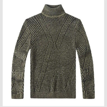 Φθινόπωρο 2023 Χειμώνας Νέο μονόχρωμο ριγέ μόδας πουλόβερ με στρογγυλή λαιμόκοψη Ανδρικό πουλόβερ με μακρυμάνικο κάζουαλ παντός αγώνα