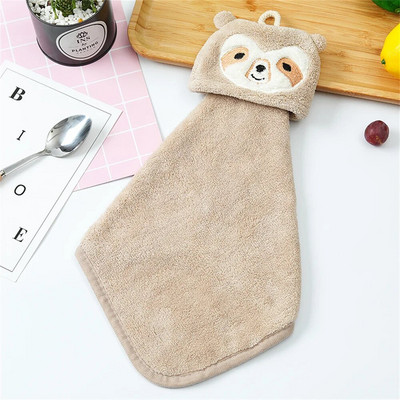 Rajzfilm aranyos állati kéztörlő puha, sima, erős vízelnyelő felhőbe burkolt, gyengéd gyönyörű otthoni textil kéztörlő