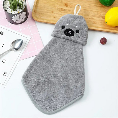 Rajzfilm aranyos állati kéztörlő puha, sima, erős vízelnyelő felhőbe burkolt, gyengéd gyönyörű otthoni textil kéztörlő