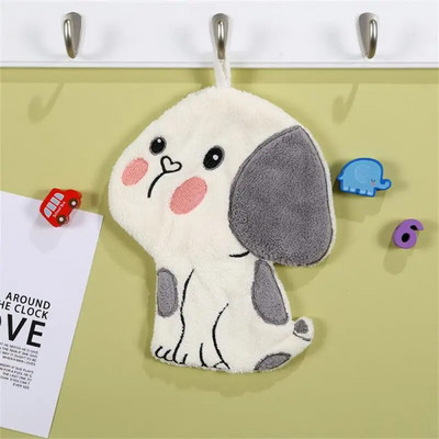 Nuvalykite rankšluostį Koralinis aksominis animacinis filmas gyvūnas Nuvalykite rankšluostį Virtuvė Vonios Rankšluostis Greitai džiūstantis vandenį sugeriantis rankšluostis