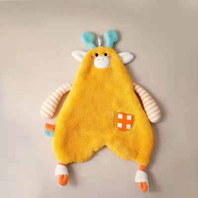 Animacinių filmų gyvūnai Rankšluostis Minkštas koralų vilna, aukštos kokybės sugerianti oda, nekenksminga odai Vaikiška nosinė virtuvės rankšluosčiai