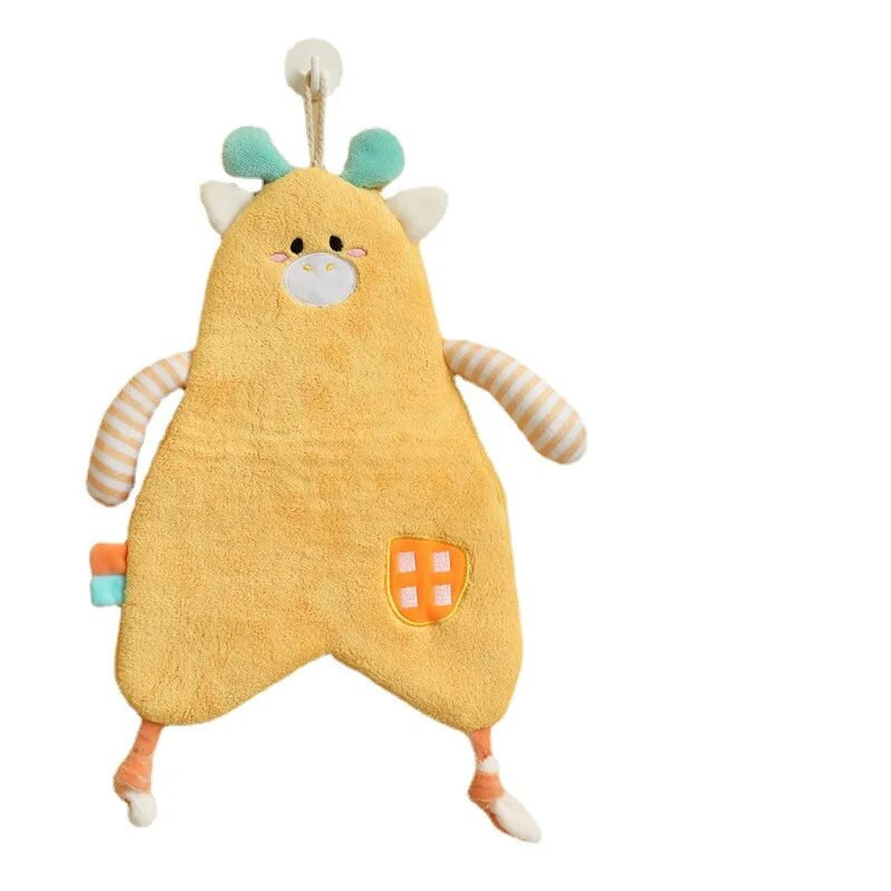 Animacinių filmų gyvūnai Rankšluostis Minkštas koralų vilna, aukštos kokybės sugerianti oda, nekenksminga odai Vaikiška nosinė virtuvės rankšluosčiai