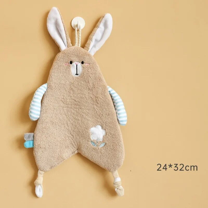 Animacinių filmų gyvūnai Rankšluostis Minkštas koralų vilna, aukštos kokybės sugerianti oda, nekenksminga odai Vaikiška nosinė virtuvės rankšluosčiai