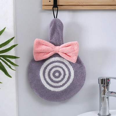 Jauks roku dvielis Mīksts, absorbējošs audums koraļļu samta dvielis Vannas istabas piederumi Pārnēsājami trauku lupatiņi, piekarināmi audumi virtuves piederumi