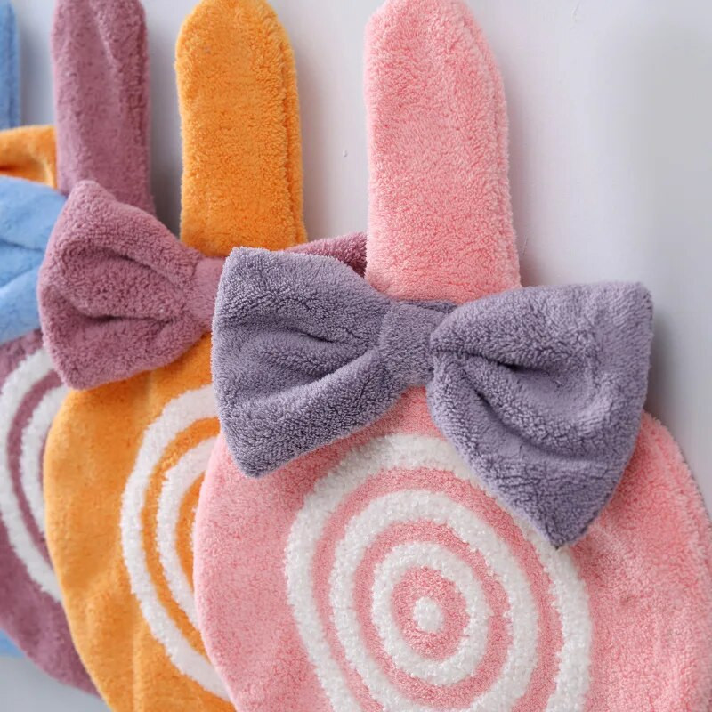 Jauks roku dvielis Mīksts, absorbējošs audums koraļļu samta dvielis Vannas istabas piederumi Pārnēsājami trauku lupatiņi, piekarināmi audumi virtuves piederumi