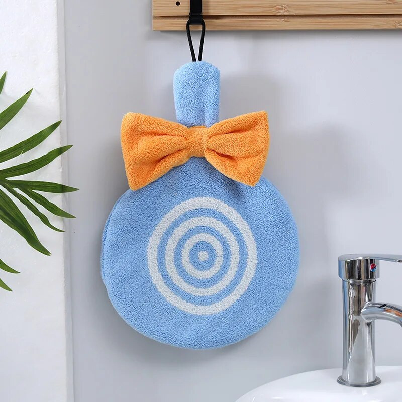 Jauks roku dvielis Mīksts, absorbējošs audums koraļļu samta dvielis Vannas istabas piederumi Pārnēsājami trauku lupatiņi, piekarināmi audumi virtuves piederumi