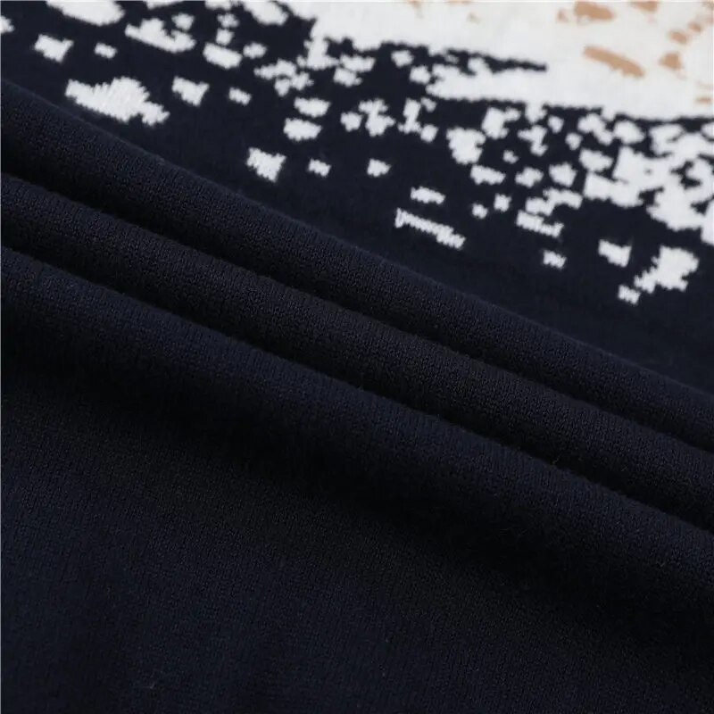 Rudens vyriški megztiniai megztiniai medvilniniai o formos iškirptės ploni bjaurus megztiniai džemperiai Vyriški trikotažas Vyriški dryžuoti megztiniai berniuko prekės ženklo drabužiai