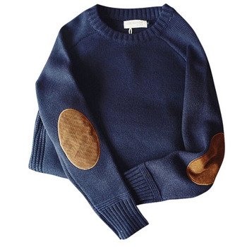 Ανδρικό πουλόβερ πουλόβερ φθινοπώρου 2023 Νέα μόδα casual χαλαρό χοντρό μαλλί πλεκτό με λαιμόκοψη Oversize Harajuku Streetwear Knitwear M-5XL