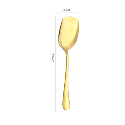 Posuđe za serviranje od zapadnog zlata od nehrđajućeg čelika Vilica Žlica Set lopata Prijenosni pribor za jelo Posuđe za odrezak Kuhinjsko posuđe