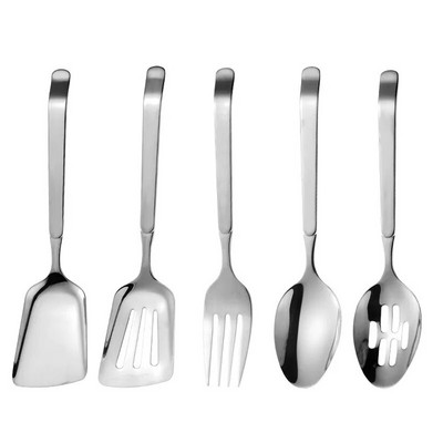 Posuđe za serviranje od zapadnog zlata od nehrđajućeg čelika Vilica Žlica Set lopata Prijenosni pribor za jelo Posuđe za odrezak Kuhinjsko posuđe