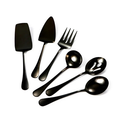 Posuđe za serviranje od zapadnog zlata od nehrđajućeg čelika Vilica Žlica Set lopata Prijenosni pribor za jelo Posuđe za odrezak Kuhinjsko posuđe