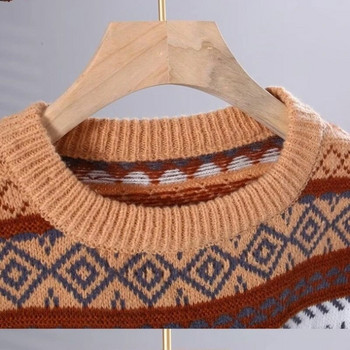 Πλεκτά πουλόβερ για άντρες πουλόβερ Χειμερινά βαμβακερά ζεστά ανδρικά ρούχα Ανδρικά φθινοπωρινά επώνυμα ρούχα Πολυτελή Y2k Vintage Νέο πουλόβερ
