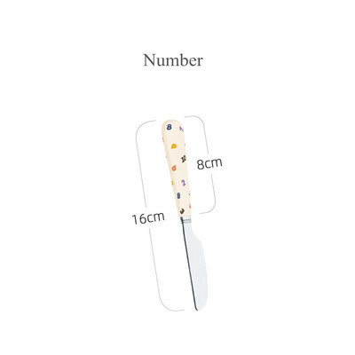 Lauva karikatūra nazis dakša karote galda piederumi bērniem galda piederumu komplekts jauks ziloņu keramikas nerūsējošā tērauda deserta karote augļu dakša