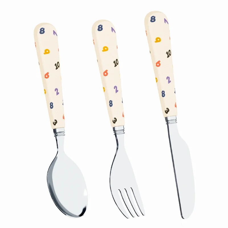 Lauva karikatūra nazis dakša karote galda piederumi bērniem galda piederumu komplekts jauks ziloņu keramikas nerūsējošā tērauda deserta karote augļu dakša