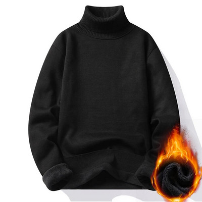 Žiemos vilnos šilti megztiniai Vyriški megztiniai megztiniai megztiniai megztiniai stori vyriški laisvalaikio megztiniai Slim Fit grynas megztinis