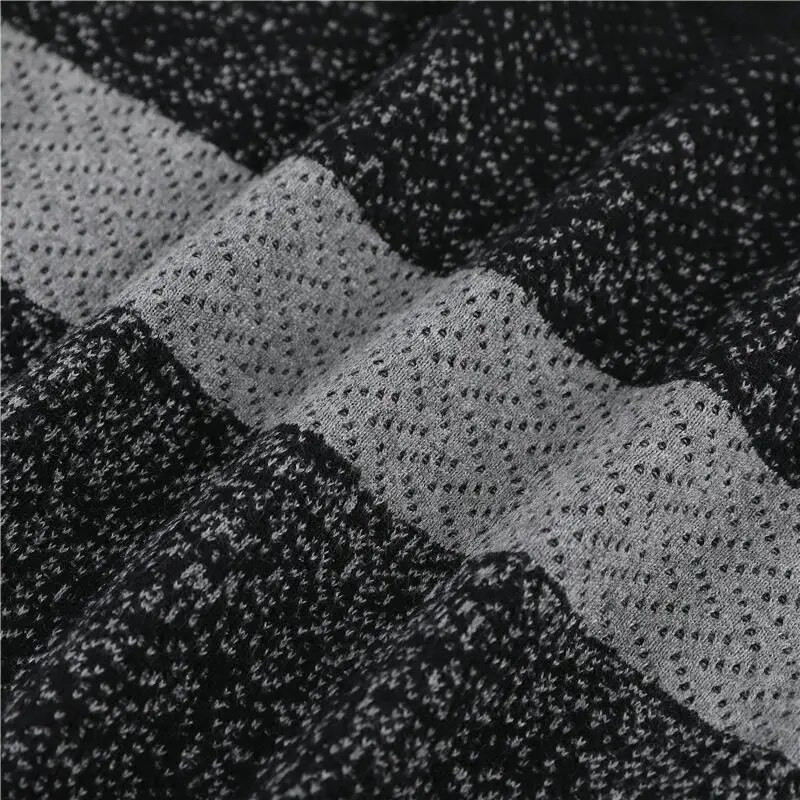 Rudeniniai megztiniai Vyriški megztiniai Aukštos kokybės medvilniniai O formos iškirptės ploni megztiniai džemperiai Vyriški trikotažas Vyriškas dryžuotas megztinis plius dydis