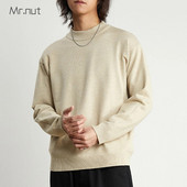 Mr.nut Svītrains Trikotāža Vīriešu Luksusa Ziemas Apģērbs Vīriešu Izgriezums Negabarīta džemperis Vīriešu Y2k Vintage Puloveri Džemperis Džersija4XL