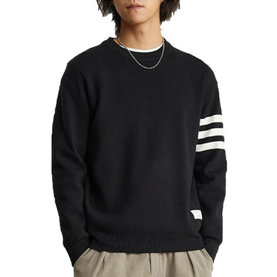 Mr.nut Trikotāža Vīriešu Luksusa Ziemas Apģērbs Vīriešu Džemperis Svītrains Lielizmēra Vīriešu Y2k Vintage Puloveri Džemperis Džemperis Harajuku Jauns