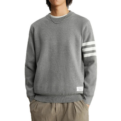 Mr.nut Trikotāža Vīriešu Luksusa Ziemas Apģērbs Vīriešu Džemperis Svītrains Lielizmēra Vīriešu Y2k Vintage Puloveri Džemperis Džemperis Harajuku Jauns