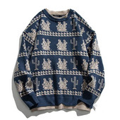 Puloveri ar apkakli Ikdienas džemperi vīriešiem Apģērbi Vintage vīriešu džemperis Pulovers Ikdienas bezmaksas piegāde Vīriešu apģērbi