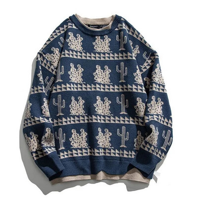 Puloveri ar apkakli Ikdienas džemperi vīriešiem Apģērbi Vintage vīriešu džemperis Pulovers Ikdienas bezmaksas piegāde Vīriešu apģērbi