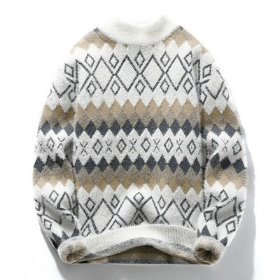 Ziemas Vīriešu siltie Džemperi Vīriešiem Apģērbi Bruņurupuču Puloveri Vīriešu Mētelis Vīriešu Džemperis Vīriešu Apģērbi Burtu raksts Puloveri