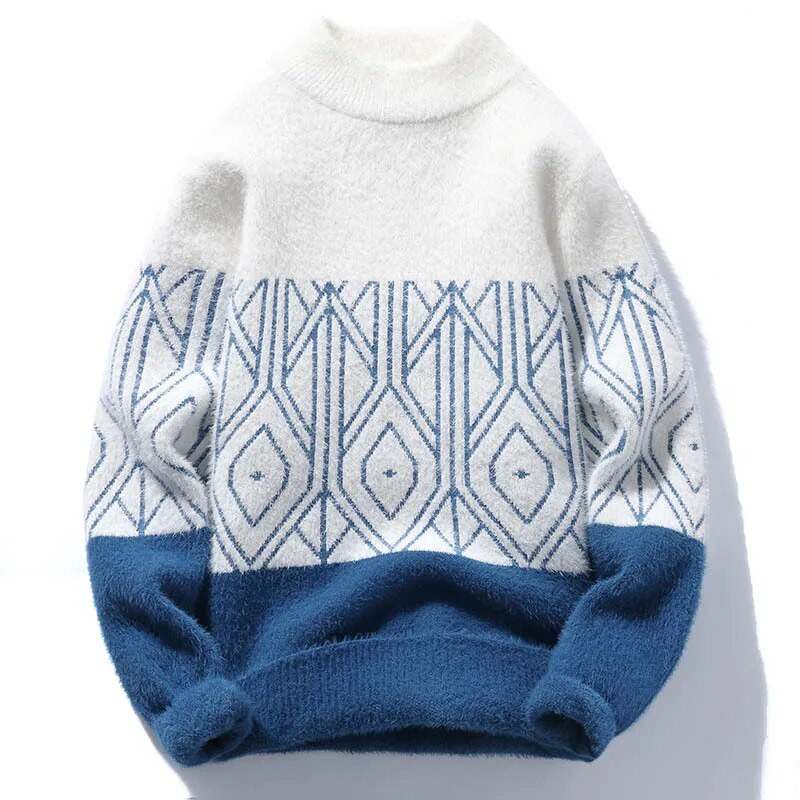 Ziemas Vīriešu siltie Džemperi Vīriešiem Apģērbi Bruņurupuču Puloveri Vīriešu Mētelis Vīriešu Džemperis Vīriešu Apģērbi Burtu raksts Puloveri