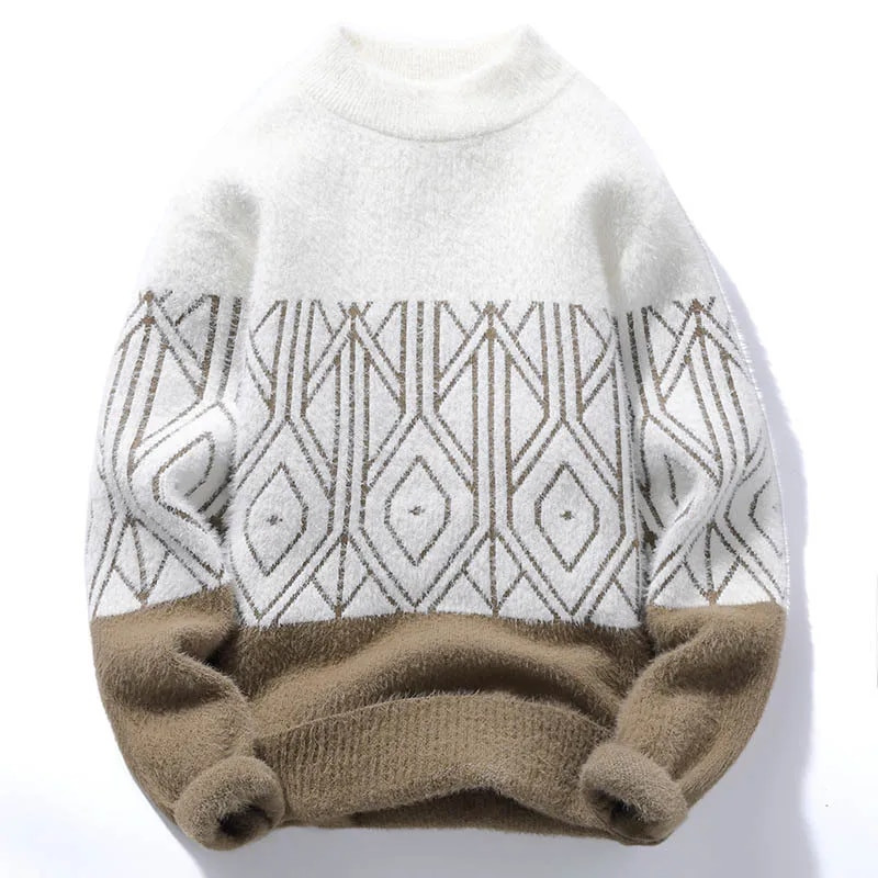 Ziemas Vīriešu siltie Džemperi Vīriešiem Apģērbi Bruņurupuču Puloveri Vīriešu Mētelis Vīriešu Džemperis Vīriešu Apģērbi Burtu raksts Puloveri