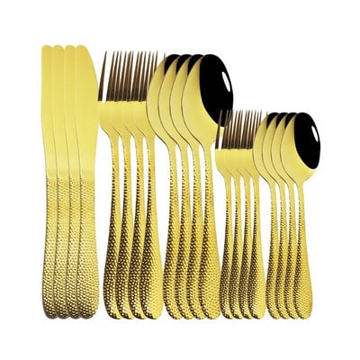 Western Black Σετ μαχαιροπήρουνων από ανοξείδωτο ατσάλι Μαύρα σερβίτσια τραπεζαρίας Σετ μαχαιροπήρουνων για βραδινό κέικ πιρούνι κουτάλι Μαχαίρι σετ μαχαιροπήρουνων