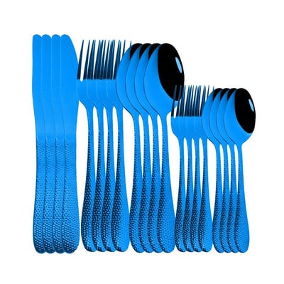 Western Black Σετ μαχαιροπήρουνων από ανοξείδωτο ατσάλι Μαύρα σερβίτσια τραπεζαρίας Σετ μαχαιροπήρουνων για βραδινό κέικ πιρούνι κουτάλι Μαχαίρι σετ μαχαιροπήρουνων