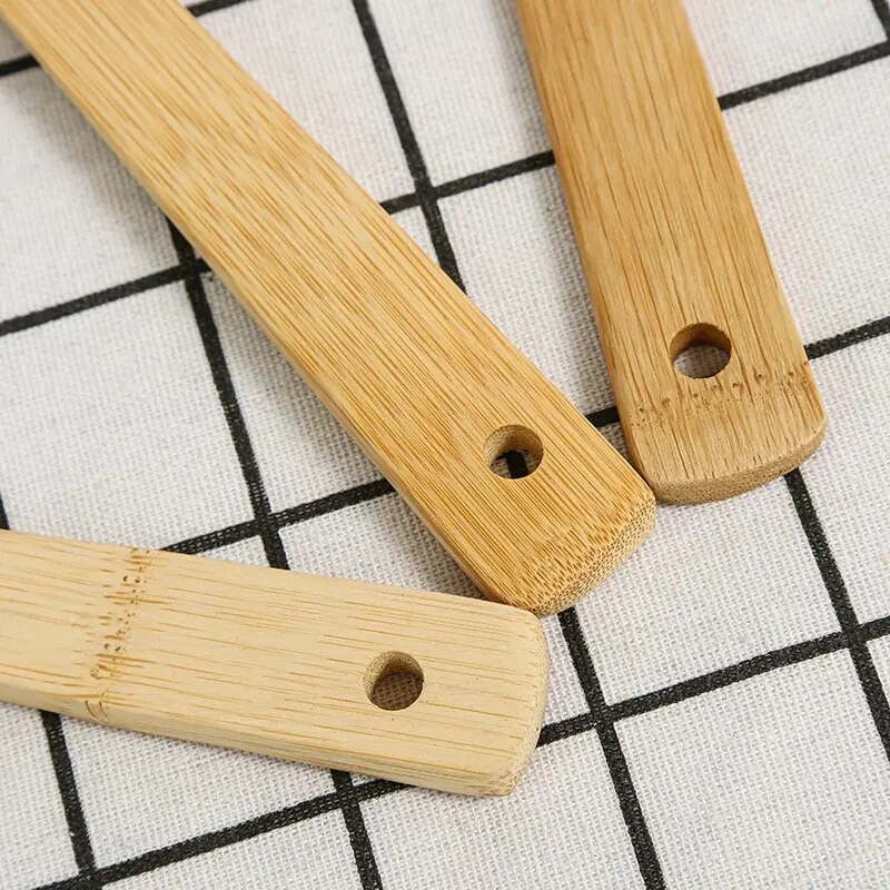 5τμχ Σετ Σκεύη Κουζίνας Κουτάλι Μπαμπού Φτυάρι