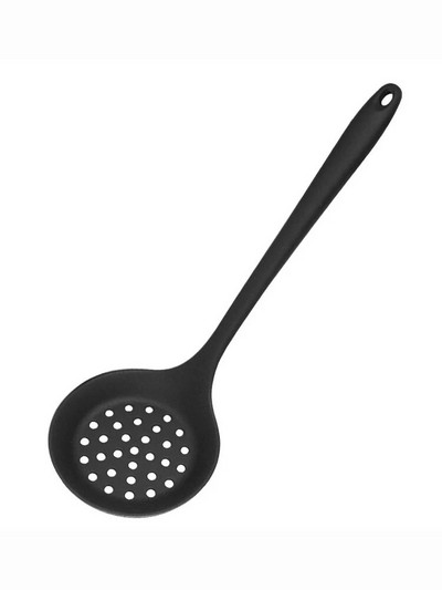 1 db szilikon konyhai edények forgató konyhai főzőeszközökhöz kanalak merőkanál Kanál Tapadásmentes edények Skimmer konyhai kiegészítők