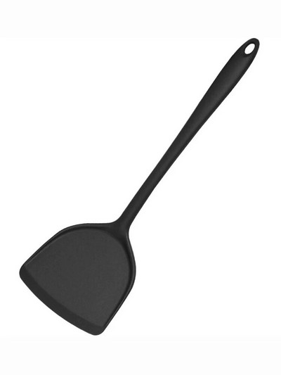 1 db szilikon konyhai edények forgató konyhai főzőeszközökhöz kanalak merőkanál Kanál Tapadásmentes edények Skimmer konyhai kiegészítők