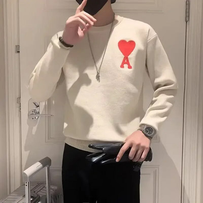 Trikotāžas džemperis Vīriešu Apģērbs Melns Bez Hoodie Svītraini Biznesa Puloveri Korejas stila Lielais izmērs 100 Tīra kašmira brīvi Fit X